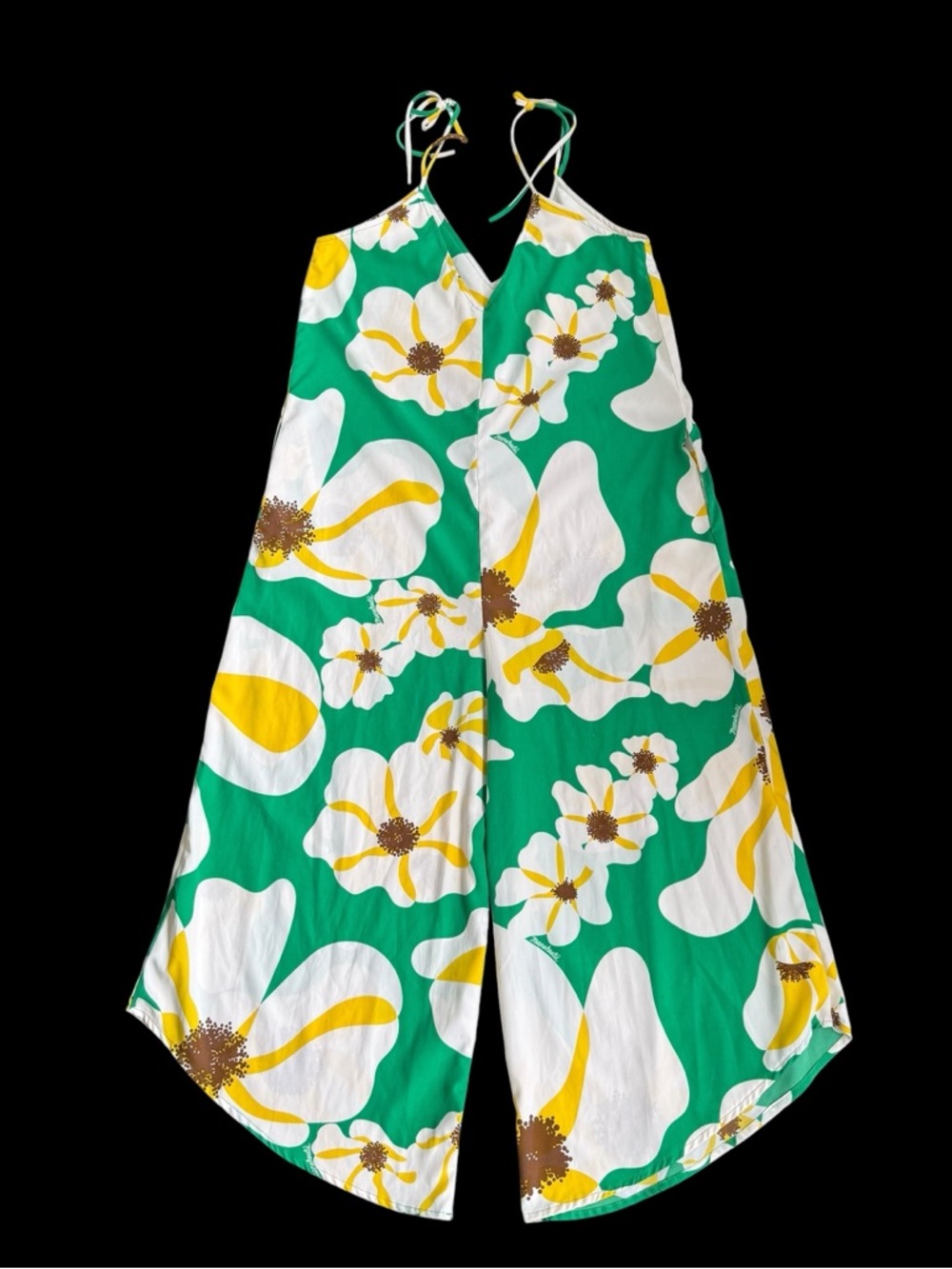 Manuhealii long romper with pockets polyester size Small